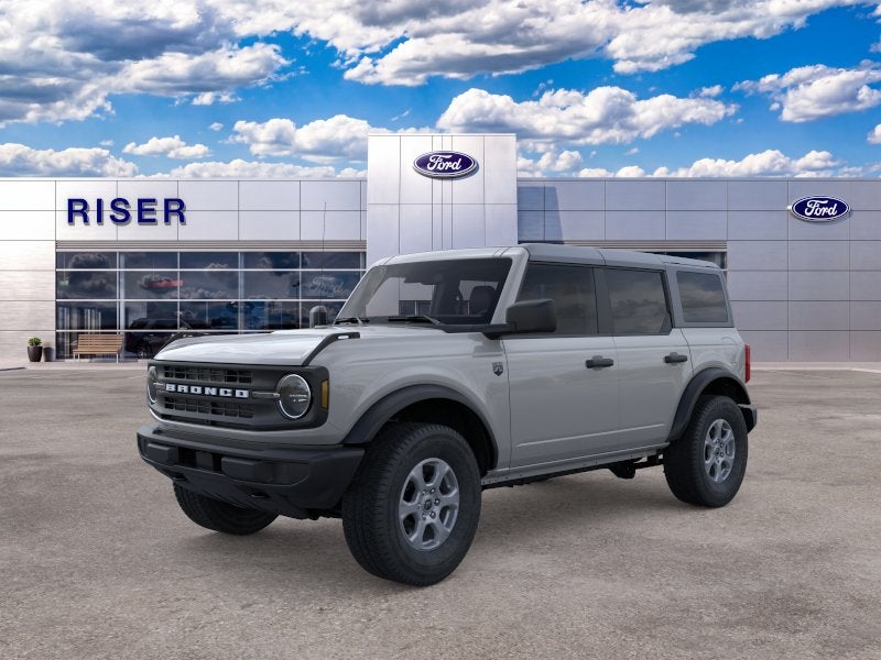 2026 Ford Bronco Big Bend in Avalanche Gray — front three-quarter view