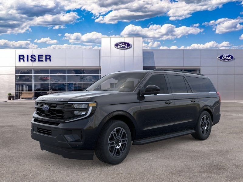 2026 Ford Expedition MAX Active in Agate Black Metallic — front three-quarter view