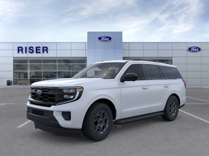 2026 Ford Expedition Active in Space Silver Metallic — front three-quarter view