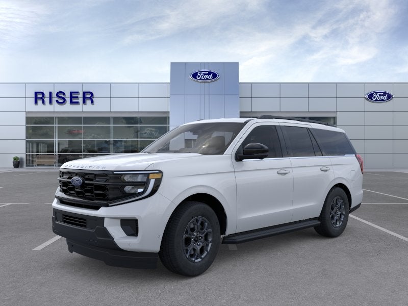 2026 Ford Expedition Active in Oxford White — front three-quarter view