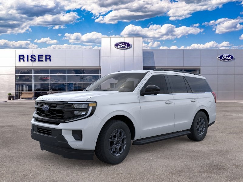 2026 Ford Expedition Active in Oxford White — front three-quarter view