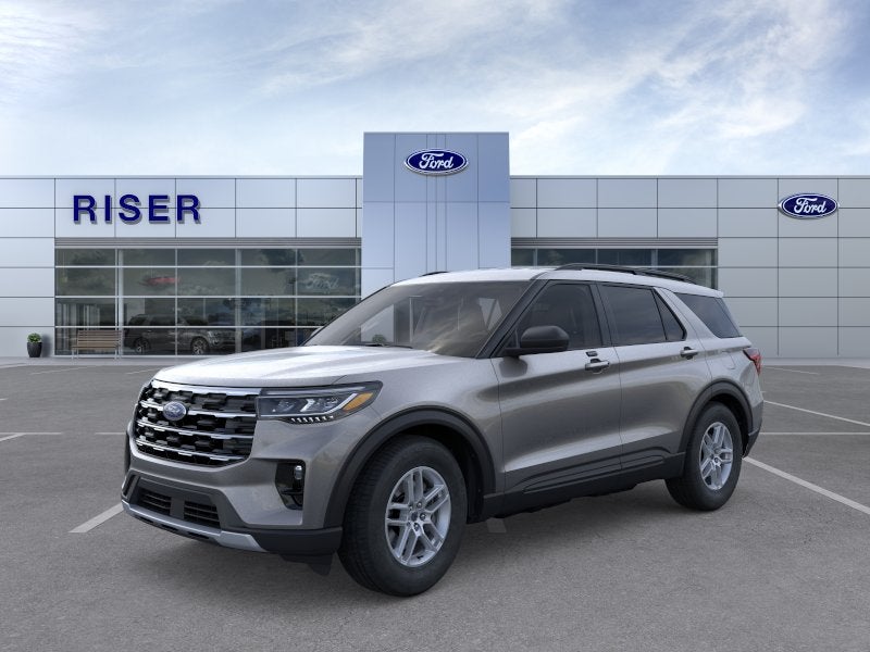 2026 Ford Explorer Active w/100A Pkg in Carbonized Gray Metallic — front three-quarter view