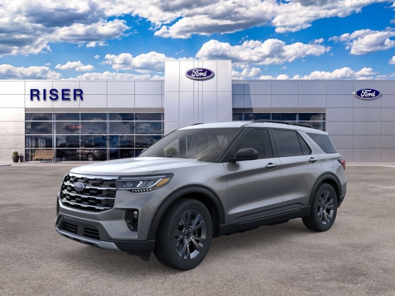 2026 Ford Explorer Active w/100A Pkg in Carbonized Gray Metallic — front three-quarter view