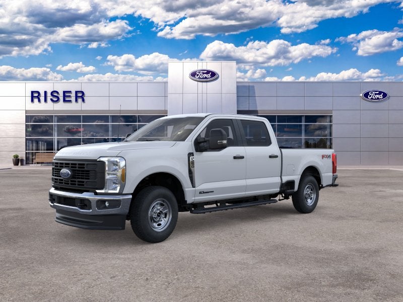 2026 Ford F-250 XL in Oxford White — front three-quarter view
