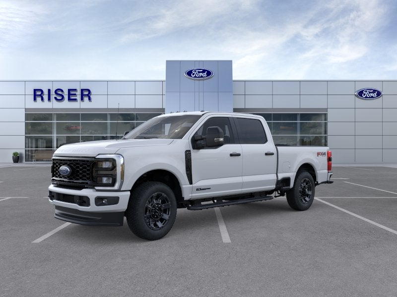 2026 Ford F-250 XL in Oxford White — front three-quarter view