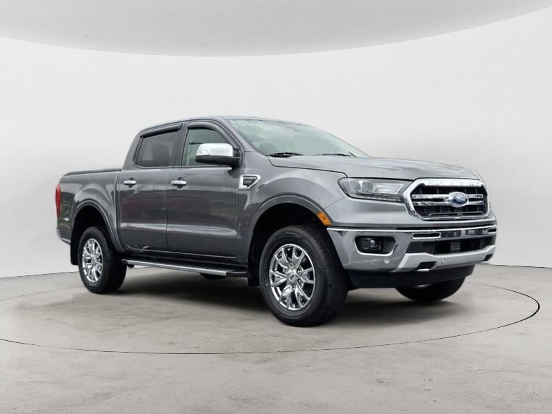 2022 Ford Ranger LARIAT in Carbonized Gray Metallic — front three-quarter view