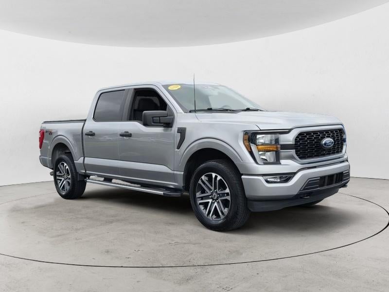 2023 Ford F-150 XL in Iconic Silver Metallic — front three-quarter view