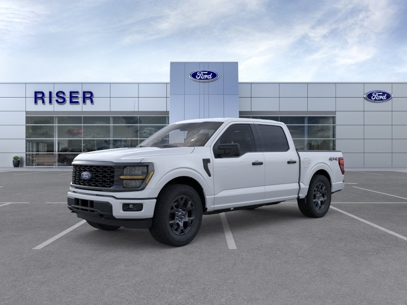 2026 Ford F-150 STX in Oxford White — front three-quarter view