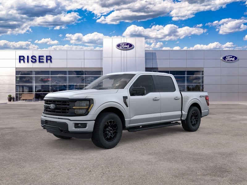 2026 Ford F-150 XLT in Iconic Silver Metallic — front three-quarter view
