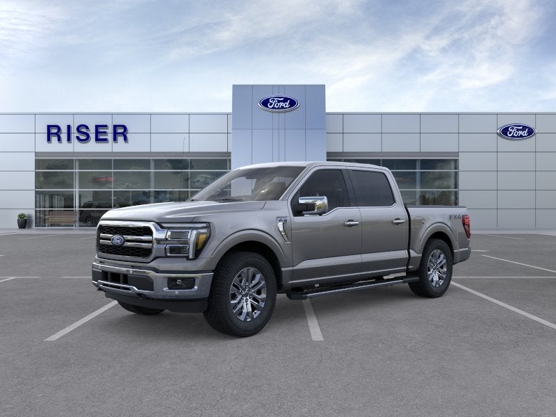 2026 Ford F-150 LARIAT in Carbonized Gray Metallic — front three-quarter view