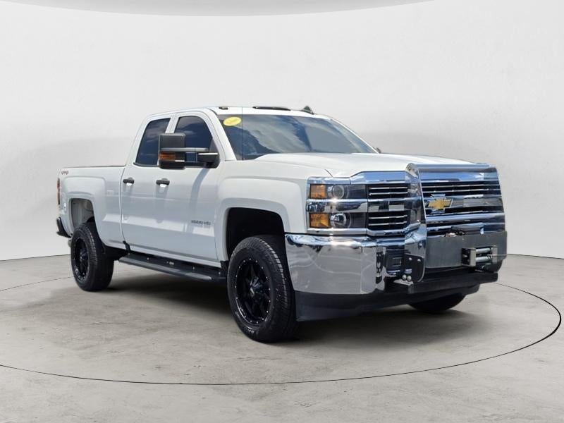 2016 Chevrolet Silverado Work Truck in Summit White — front three-quarter view