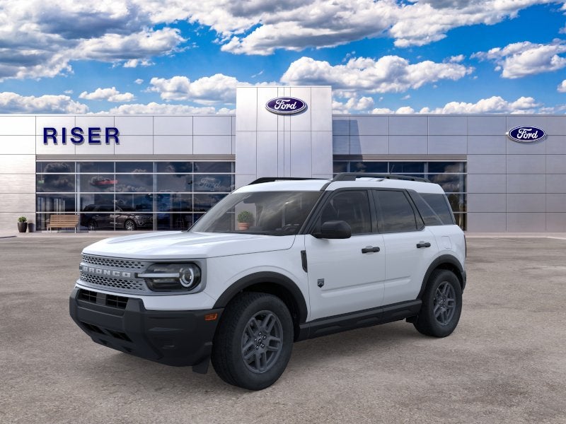 2026 Ford Bronco Sport Big Bend in Space White Metallic — front three-quarter view
