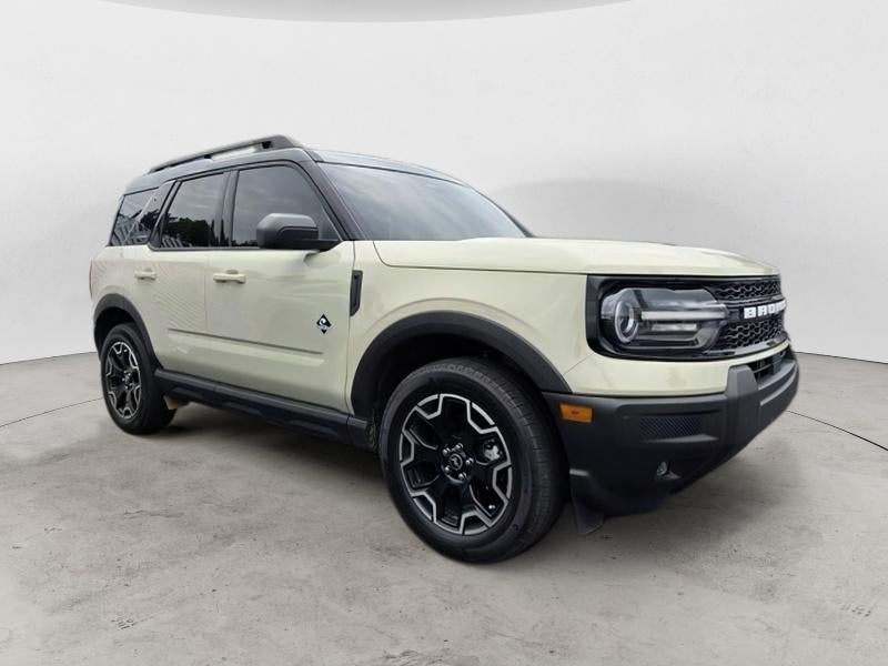 2025 Ford Bronco Sport Outer Banks in Desert Sand — front three-quarter view