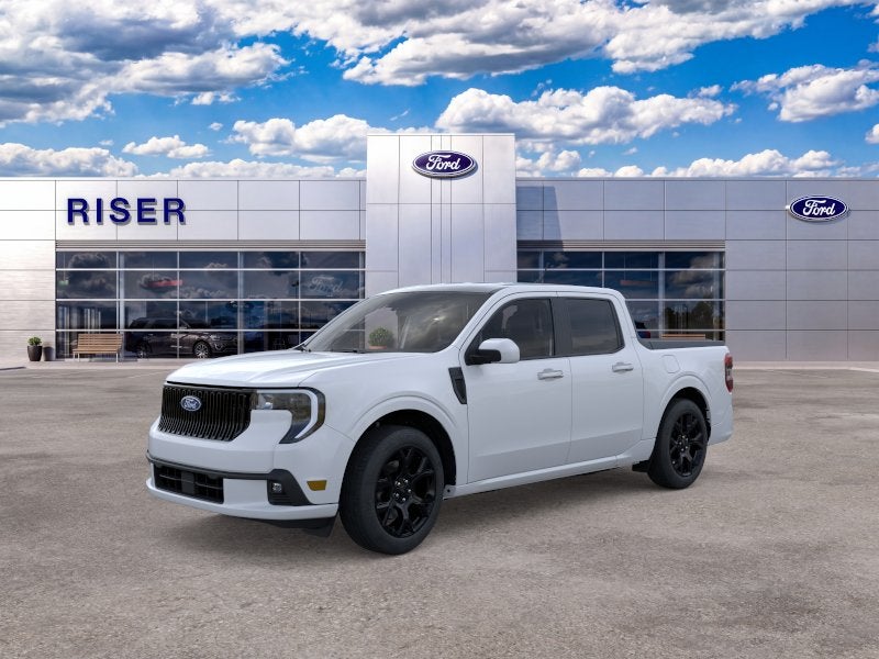 2026 Ford Maverick Lobo Standard in Space White Metallic — front three-quarter view