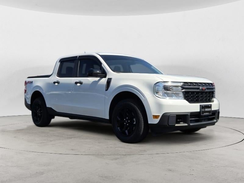 2024 Ford Maverick XLT in Oxford White — front three-quarter view