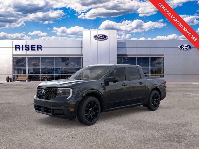 2026 Ford Maverick Lariat in Shadow Black — front three-quarter view