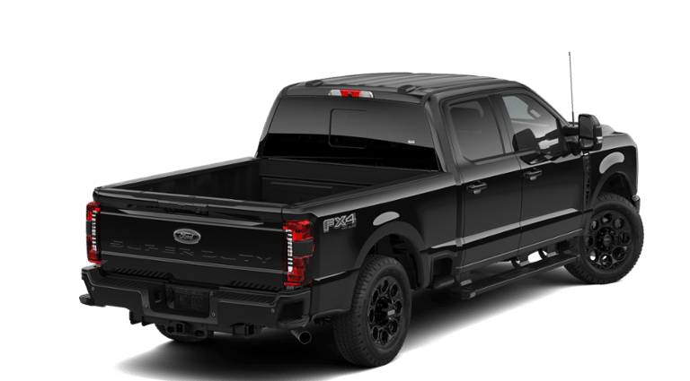 2026 Ford Super Duty — rear three-quarter view